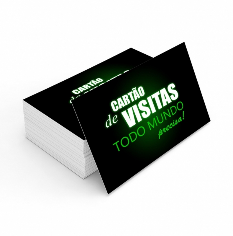 Cartão de Visita Personalizado Empresa Que Faz Paulista - Cartão de Visita Tamanho